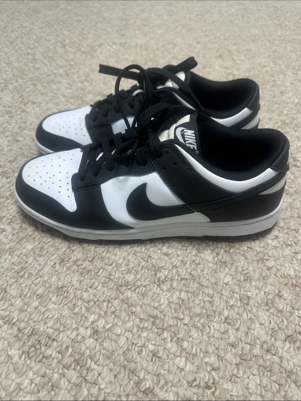 Nike Black and White Low-Top Sneakers